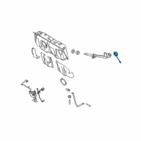 OEM Ford Crown Victoria Filler Cap Diagram - 9W7Z-9030-A