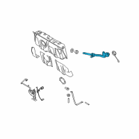 OEM 2005 Mercury Grand Marquis Filler Pipe Diagram - 8W7Z-9034-B