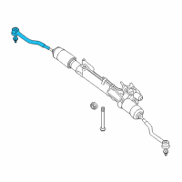 OEM Nissan Altima Socket-Kit Side Rod Outer Diagram - D8520-JA80J