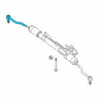 OEM 2007 Nissan Altima Socket-Kit Side Rod Outer Diagram - D8520-JA80J