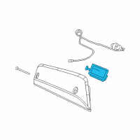 OEM Dodge Lens-License Lamp Diagram - 68188219AA