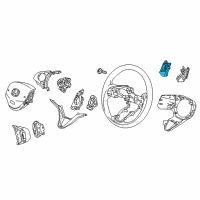 OEM 2017 Honda Fit Switch Assy., L. Paddle Shift *NH869L* (GRAND BONHEUR SILVER) Diagram - 78565-T5A-J81ZA
