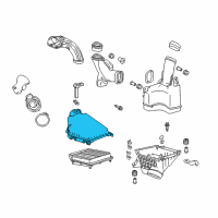 OEM 2018 Acura TLX Cover, Air Cleaner Diagram - 17210-5A2-A00