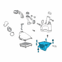 OEM 2017 Honda Accord Set, Air/C Case Diagram - 17201-5A2-A00