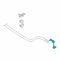 OEM Lexus GS400 Link Assy, Front Stabilizer, RH Diagram - 48820-30030