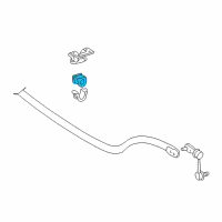 OEM 2001 Lexus GS430 Bush, STABILIZER Diagram - 48815-30540