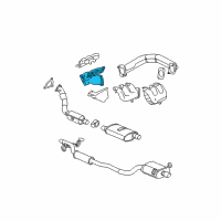 OEM Chrysler Pacifica Exhaust Manifold Diagram - 4648954AA