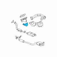 OEM 2006 Chrysler Pacifica Shield-Exhaust Manifold Diagram - 4648956AA