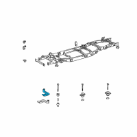 OEM Toyota Tundra Bracket Diagram - 17573-0F050