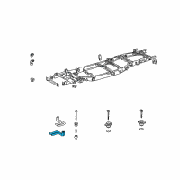 OEM Toyota Tundra Bracket Diagram - 17573-0F060