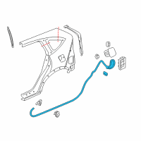 OEM 2015 Honda CR-V Cable, F/Lid Open Diagram - 74411-T0A-A01