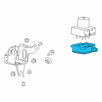 OEM 2017 Buick Regal Modulator Valve Diagram - 23227010