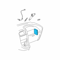 OEM 2001 Toyota Highlander ECM Diagram - 89661-48300-84