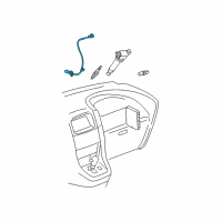 Genuine Toyota Camry Crankshaft Sensor diagram