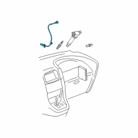 OEM Toyota Highlander Crankshaft Sensor Diagram - 90080-19024