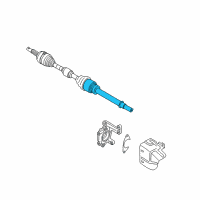 OEM 2017 Nissan Juke Joint Assembly Outer Diagram - 39711-JG04B