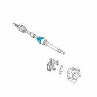 OEM 2004 Infiniti I35 Repair Kit - Dust Boot, Inner Diagram - C9GDA-6N22H