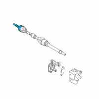 OEM 2014 Nissan Juke Joint Assy-Outer Diagram - 39211-1KB0A