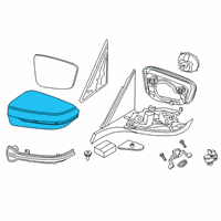 OEM BMW 840i Protective Cap Cerium Grey Right Diagram - 51-16-7-467-990