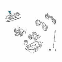 OEM 1996 Nissan Pathfinder Cap Assy-Oil Filler Diagram - 15255-D5502