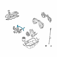 OEM 1997 Infiniti QX4 Gasket-Oil Pump To Cylinder Block Diagram - 15066-0W000