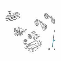 OEM Infiniti QX4 Guide-Oil Level Gauge Diagram - 11150-0W000