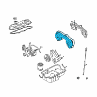 OEM 1991 Nissan D21 Cover Assy-Front Diagram - 13501-0W000