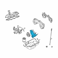 OEM 1998 Infiniti QX4 Cover Assy-Front Diagram - 13500-0W001