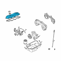 OEM Nissan Pathfinder Cover Assy-Valve Rocker Diagram - 13265-0W000