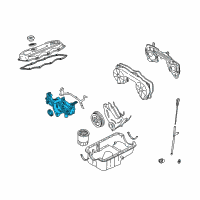 OEM 1996 Nissan Pathfinder Pump-Oil Diagram - 15010-1W900
