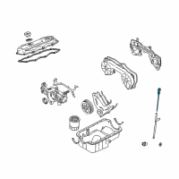 OEM Nissan Gauge-Oil Level Diagram - 11140-0W000