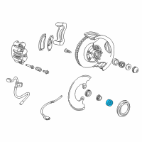 OEM Lincoln Town Car Inner Bearing Cup Diagram - B7C-1202-A