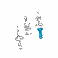 OEM Toyota Corolla Upper Insulator Diagram - 48157-02180