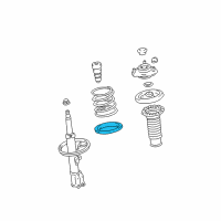 OEM 2019 Toyota Corolla Lower Insulator Diagram - 48158-02120