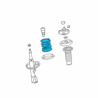 OEM 2017 Toyota Corolla Coil Spring Diagram - 48131-02M90