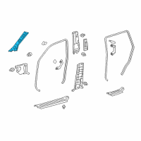 OEM 2011 Lexus GX460 GARNISH Assembly, Front Pillar Diagram - 62210-60260-A0