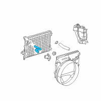 OEM 2004 Dodge Ram 2500 Hose-Radiator Inlet Diagram - 52028870AG