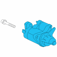 OEM 2004 Honda Civic Starter Motor Assembly (Reman) Diagram - 06312-PLR-505RM