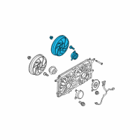 OEM 2005 Buick Rendezvous Fan Motor Diagram - 88958077