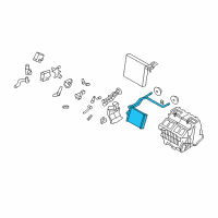 OEM 2014 Infiniti QX50 Core Assy-Front Heater Diagram - 27140-1CA0A