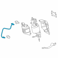 OEM 2018 Acura MDX Pipe Complete, Egr Diagram - 18717-5J2-A00