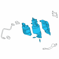 OEM 2018 Honda Pilot Converter Assy., FR. Primary Diagram - 18180-5MJ-A00