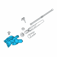 OEM 2021 BMW X7 Rear Window Wiper Motor Diagram - 67-63-7-453-144