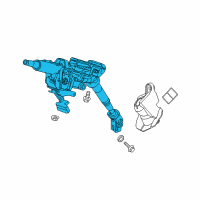 OEM 2011 Honda Fit Column Assembly, Steering Diagram - 53200-TK6-A01