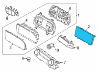 OEM 2022 Hyundai Tucson CLUSTER ASSY-INSTRUMENT Diagram - 94013-CW010