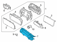 OEM 2022 Hyundai Tucson CONTROL ASSY-HEATER Diagram - 97250-CW010-RET