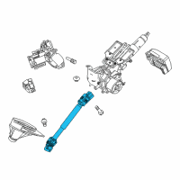 OEM Ford Fiesta Lower Shaft Diagram - H1BZ-3B676-C