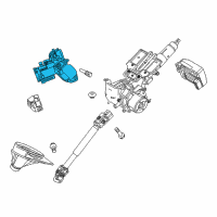 OEM 2014 Ford Fiesta Column Housing Diagram - BE8Z-3F527-B