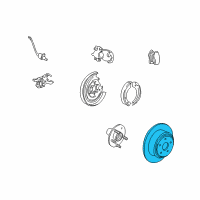 OEM 2006 Lincoln Navigator Rotor Diagram - 6L1Z-2C026-A