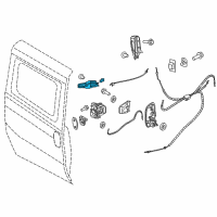 OEM Ram Handle-Inside Release Diagram - 5YF92JXWAA